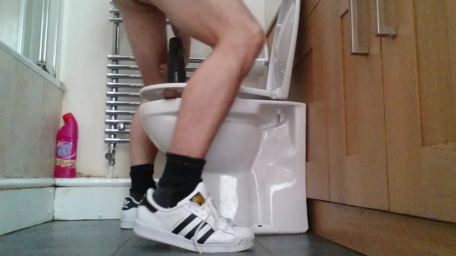 Toilet Seat Fuck And Wank Part Two Male Voyeur Porn At