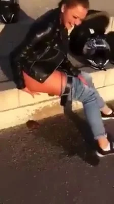 girl pee pants Drunk