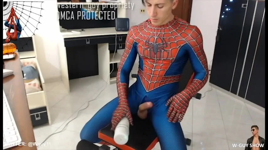 Spiderman Cumshot